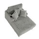 preview thumbnail 19 of 53, 41.7" W Upholstered Plush Corduroy Chaise Lounge with Pillows