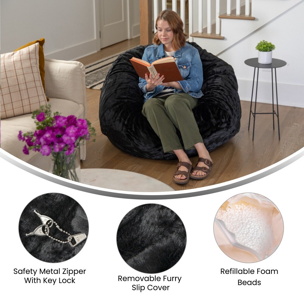 Oversized Refillable Bean Bag Chair for Kids and Adults On Sale