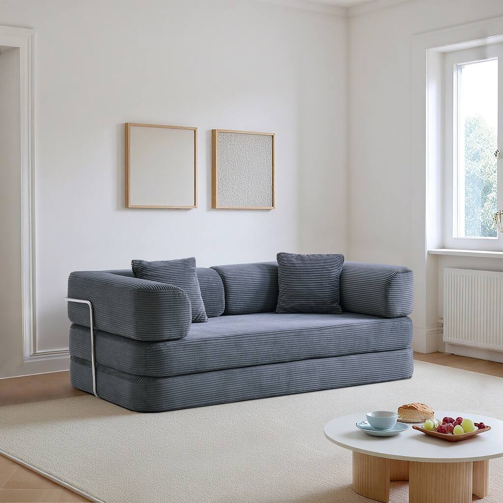 Floor Couch,Compressed Sofa,Convertible Floor Sofa Bed,Enhanced Frame stability,Comfy Couch Lounge Sleeper Bed