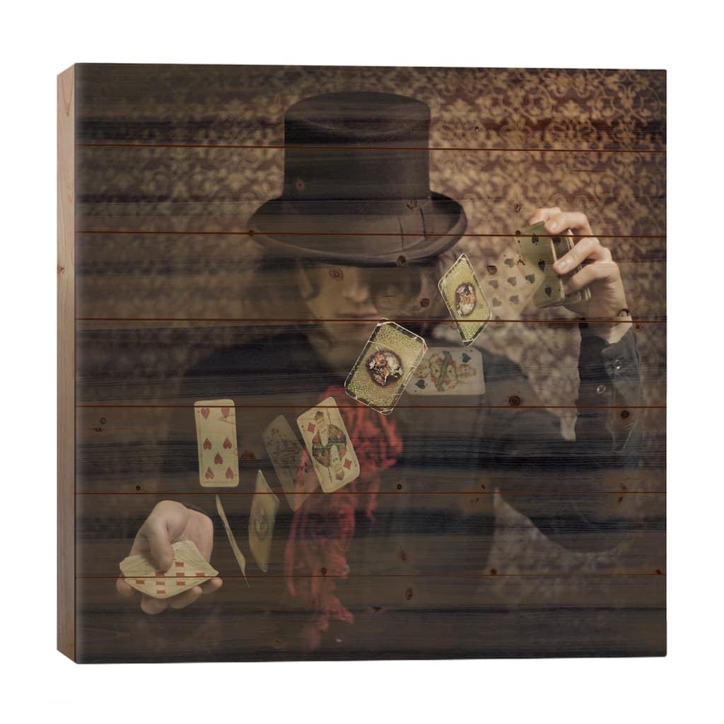Try Your Fortune Print On Wood by Kiyo Murakami - Multi-Color