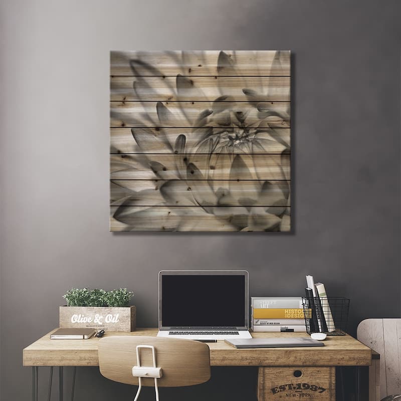 Fibonacci II Print On Wood by PhotoINC Studio - Multi-Color