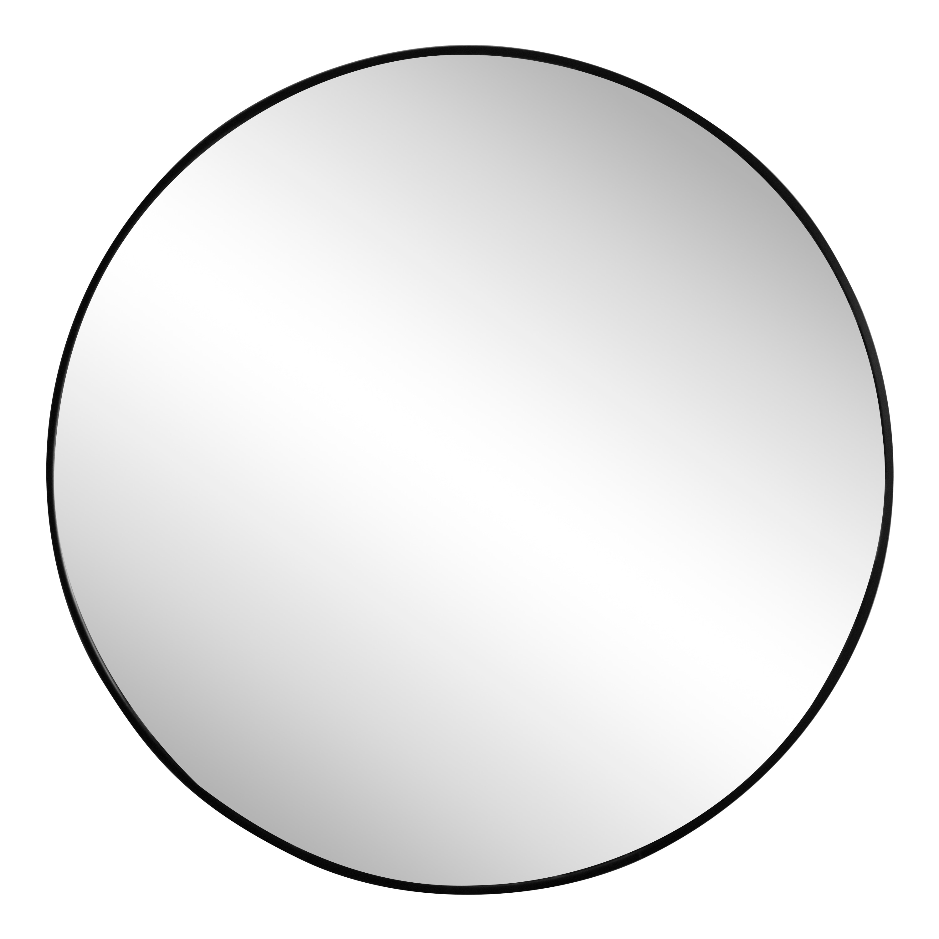 Eclipse Medium Circle Aluminum Alloy Framed Wall Mounted Mirror