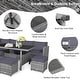 preview thumbnail 22 of 66, Costway 7 PCS Patio Rattan Dining Set Sectional Sofa Couch Ottoman - See Details