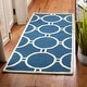 preview thumbnail 18 of 68, SAFAVIEH Handmade Cambridge Arah Modern Moroccan Wool Rug 2'6" x 6' Runner - Navy Blue/Ivory - Runner