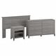preview thumbnail 24 of 28, Somerset Ash Grey Headboard, Dresser and Nightstand Bedroom Set