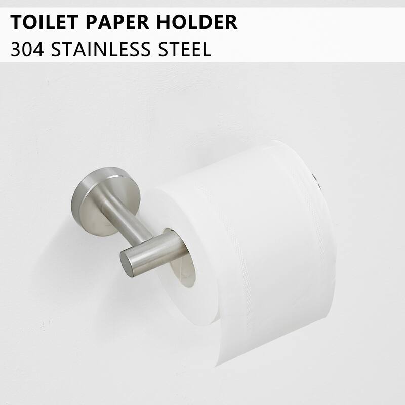 Modern 8-Piece Wall Mount Bathroom Hardware Set