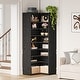 preview thumbnail 9 of 19, 9-Tier Corner Shoe Rack for 40-45 Pairs of Shoes, Freestanding Shoe Cabinet