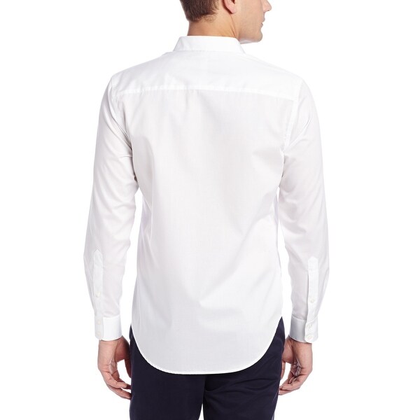 perry ellis white dress shirt