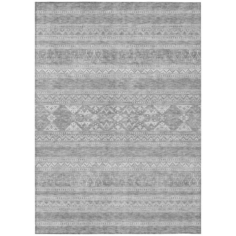 HomeRoots Southwestern Transitional Rectangle Outdoor Rug