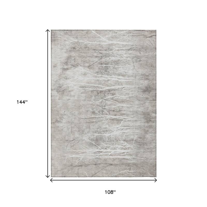 HomeRoots Floral Transitional Rectangle Outdoor Rug