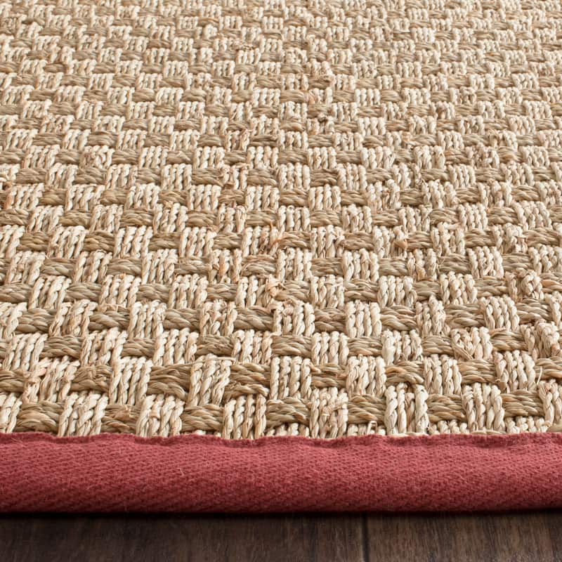 SAFAVIEH Natural Fiber Zymryd Basketweave Seagrass Rug
