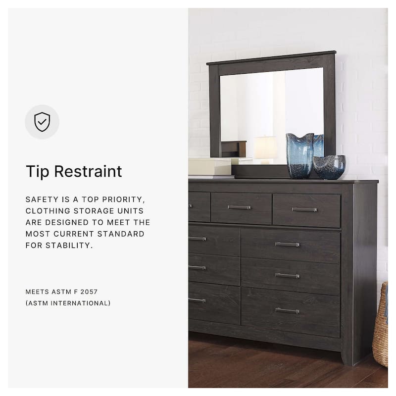 Signature Design by Ashley Brinxton Urban Charcoal Dresser