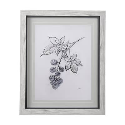 WildBerry Collection Blackberry Framed Art Print