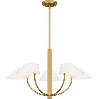 Penley 5-Light Brushed Gold Chandelier