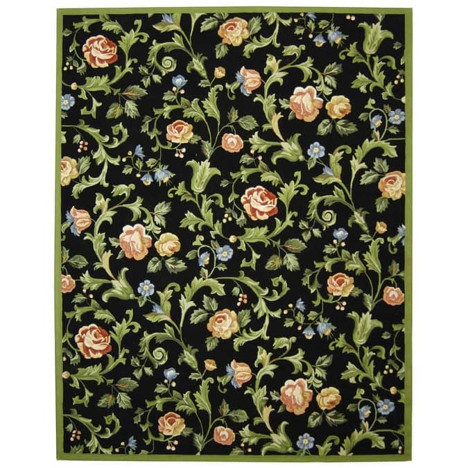 SAFAVIEH Handmade Chelsea Ageet French Country Floral Wool Rug