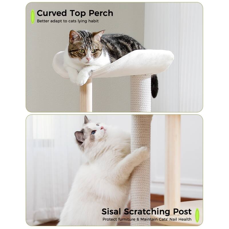 Indoor 5-Level Cat Tree Cat Tower with Scratching Posts