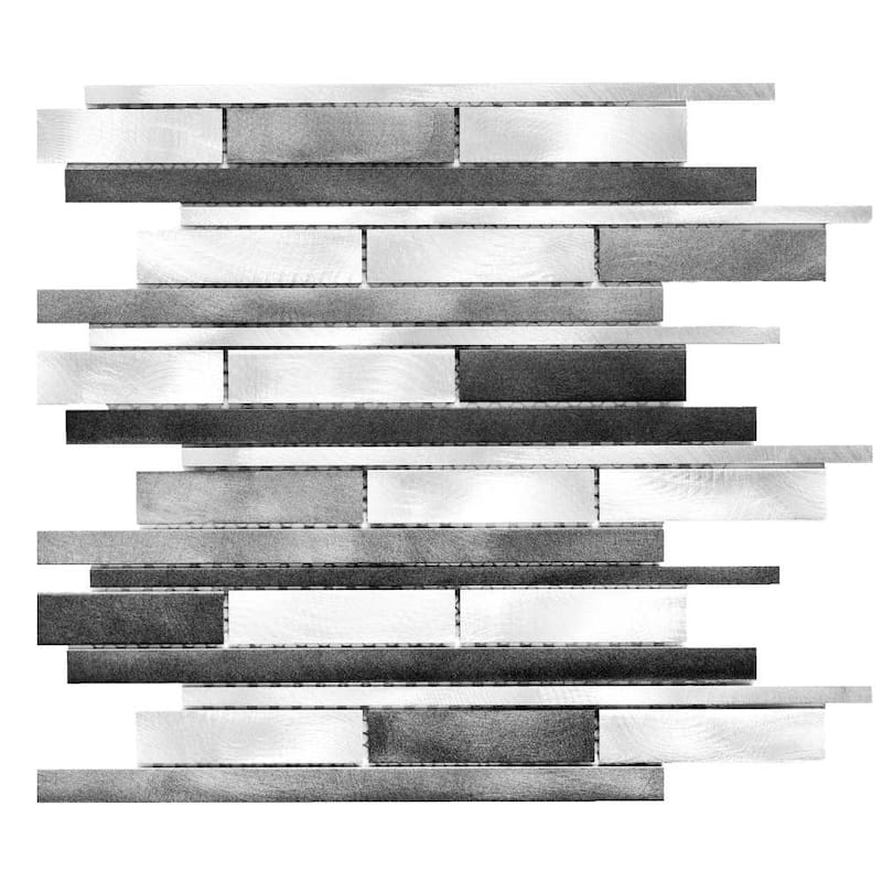 Mason 1x3 Metal Brick Mosaic Tile - Wall & Backsplash