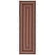 preview thumbnail 35 of 146, SAFAVIEH Handmade Braided Chandrima Cotton Rug 2'3" x 8' Runner - Brown/Rust