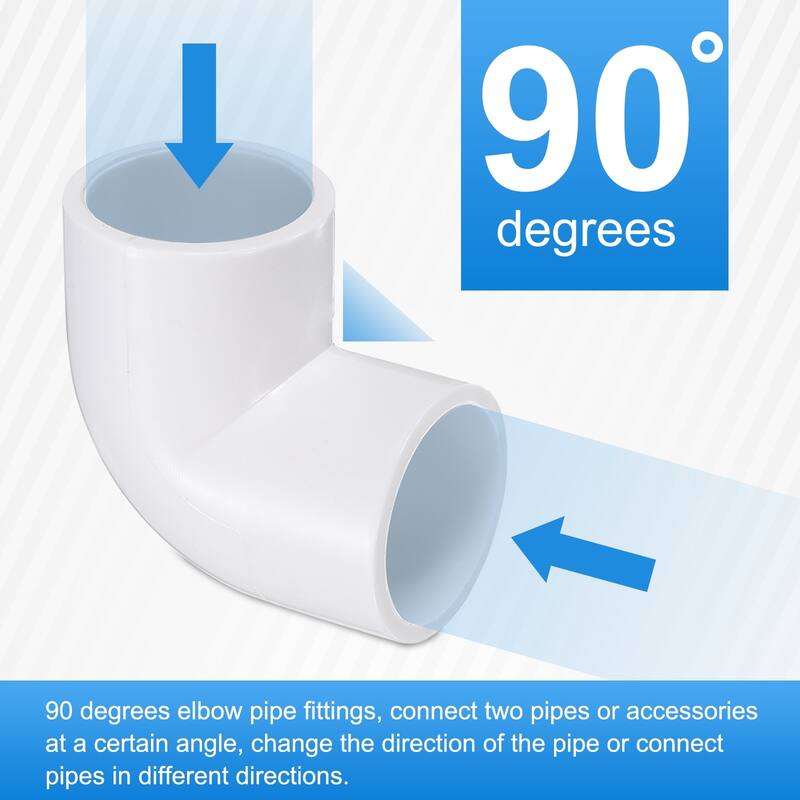 4pcs 90 Degree Elbow Pipe Fittings 1 4/7" 2 Way Furniture Grade Connectors