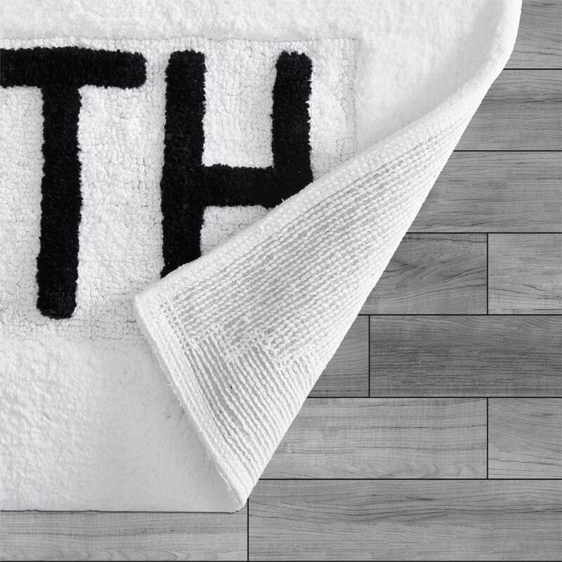 Jean Pierre Novelty Cotton "BATH" 21 x 34 in. Rug