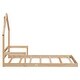 preview thumbnail 2 of 29, Twin House-Shaped Headboard Floor Bed With Handrails, Slats