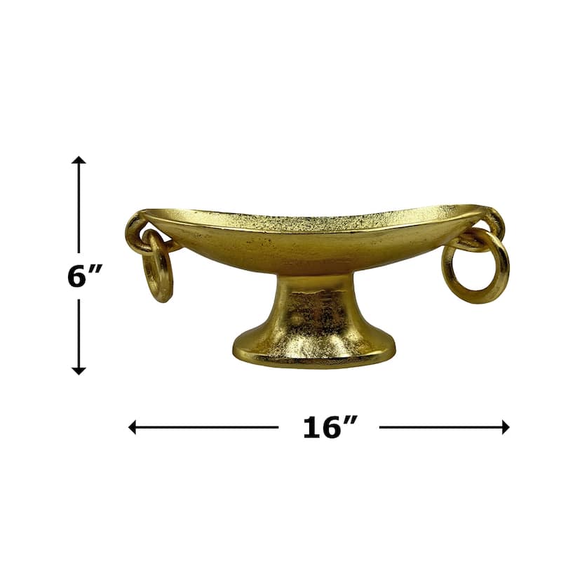 Decorative Handmade Aluminum Modern Pedestal Bowl
