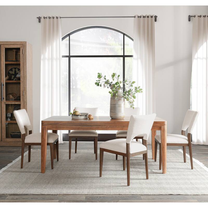 Classic Home Arno 72" Acacia Wood Dining Table in Natural Finish - Natural
