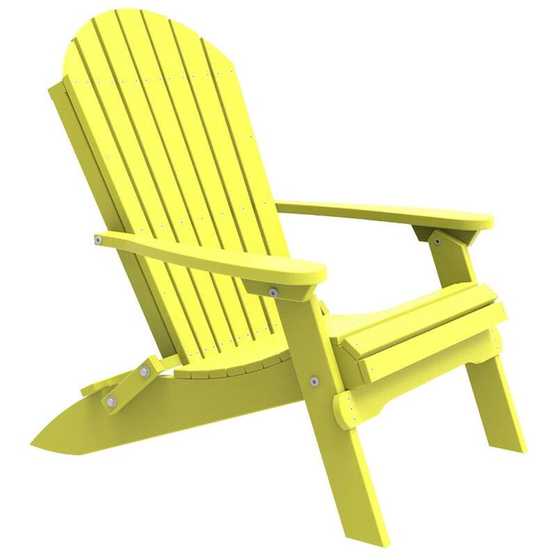 Poly Lumber Folding Adirondack Chair
