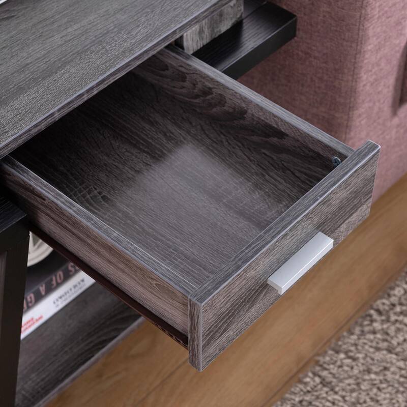 Modern End Table & Side Table with 1 Bottom Shelf