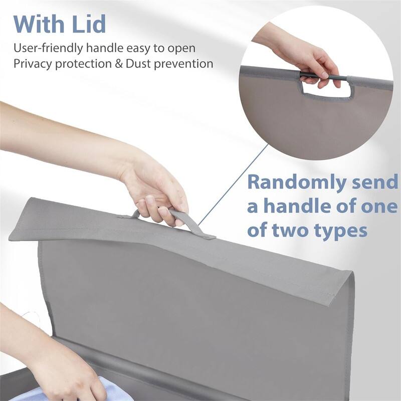 Laundry Hamper with Lid - 30.7"L x 21.65"W x 11"H