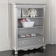 preview thumbnail 1 of 1, Baby Cache Adelina Bookcase Metallic Grey