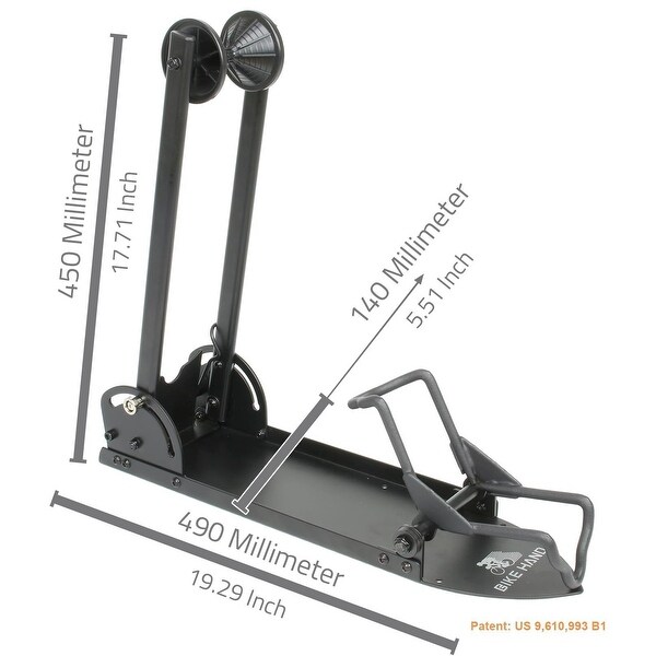 bikehand bike floor parking rack