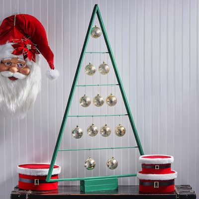 80mm Shatterproof Plastic Mercury Ball Ornament Set of 2