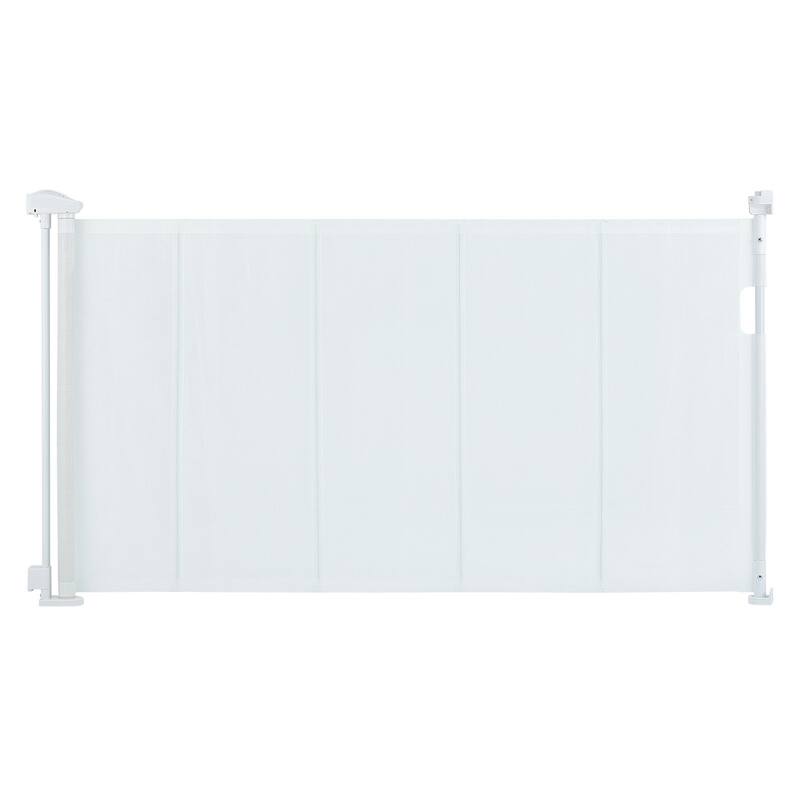 Mesh Foldable Wide Retractable Baby Gate Suitable for Playrooms Kitchens Or Hallways
