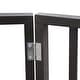 preview thumbnail 11 of 10, Siavonce Free Standing Folding Pet Gate - 73 inch (L) x 1 inches (W) x 24 inches (H).