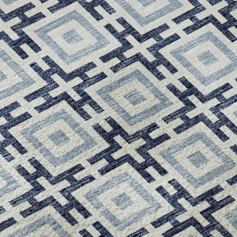Premium Washable Super Soft Modern Mosaic Mayfield Rug