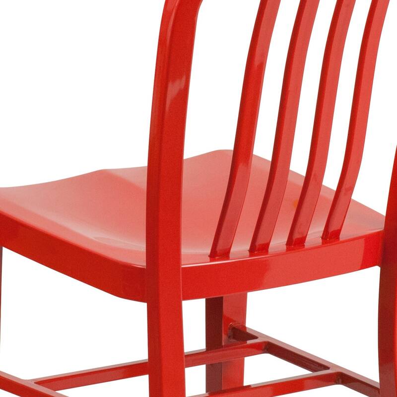 2 Pack Metal Indoor-Outdoor Chair