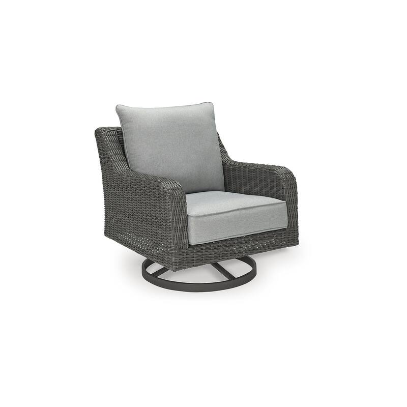 Elite Park Outdoor Swivel Lounge Chair - 32.25" W x 34" D x 33" H