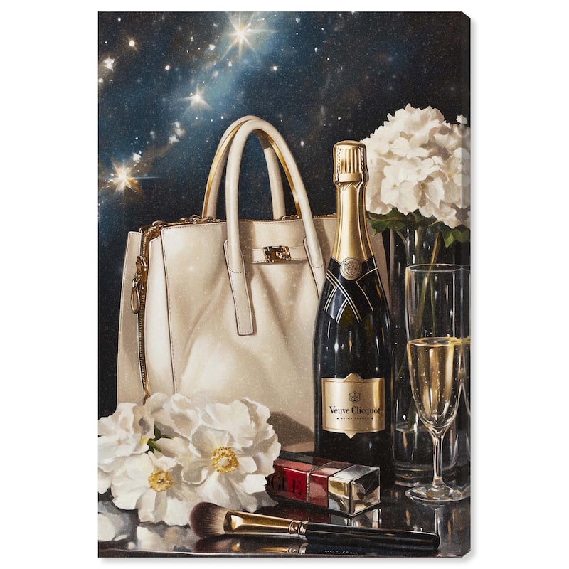 Cheers to Starry Glam Canvas by Art Remedy, Gallery Wrapped - 30" x 45"