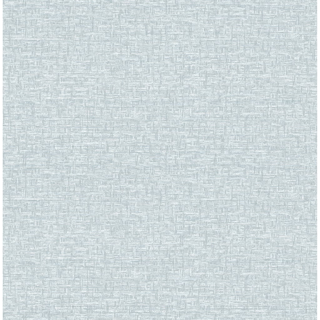 A-Street Prints Minerva Sky Blue Texture Geometric Wallpaper