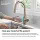 preview thumbnail 109 of 149, Kraus 2-Function 1-Handle 1-Hole Pulldown Sprayer Brass Kitchen Faucet