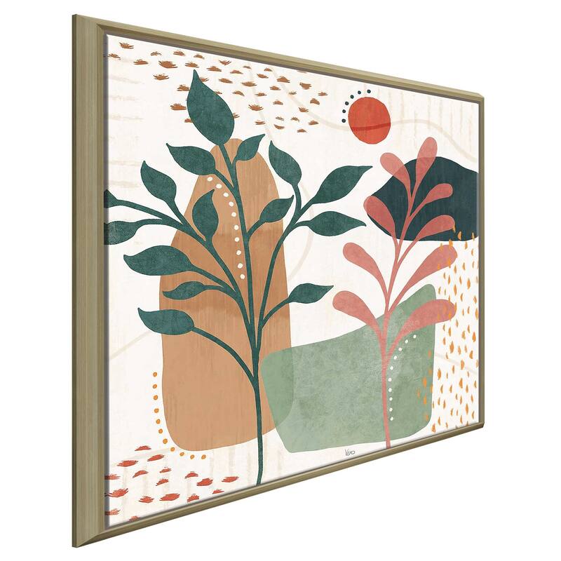"Abstract Blossom III" Print on Floating Canvas
