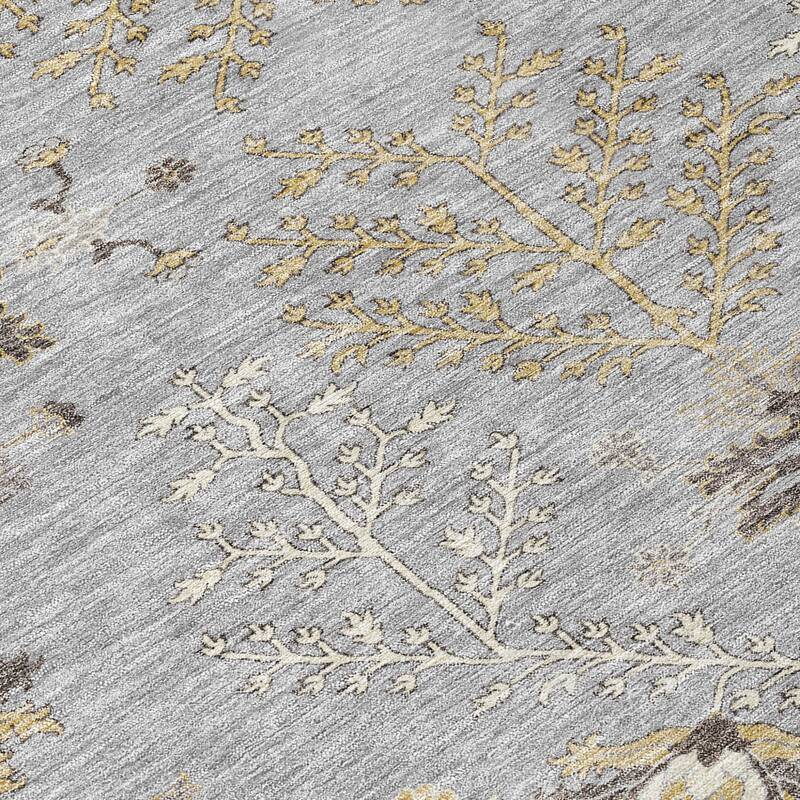 HomeRoots Floral Transitional Rectangle Outdoor Rug