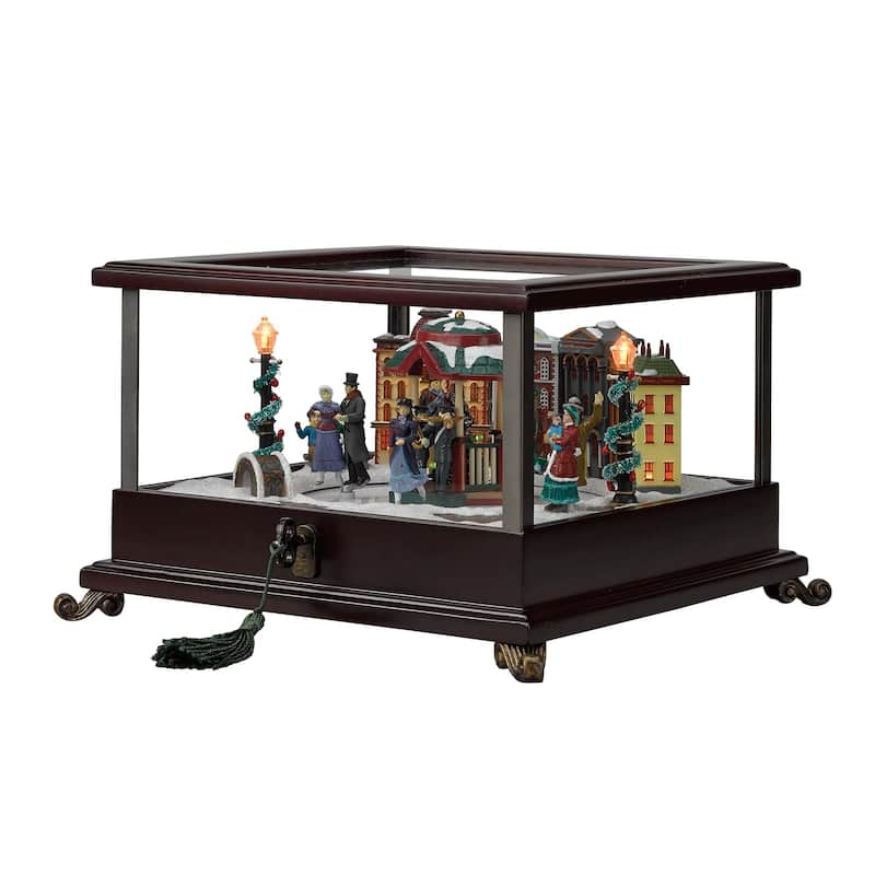 Holiday Music Box - Skaters