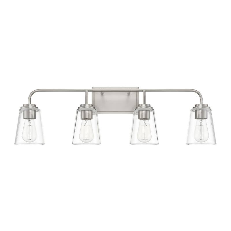 Meridian M80045 4 Light 32" Wide Bathroom Vanity Light with Tapered