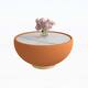 Option Gold+Marble+Orange-29.53''Lx29.53''Wx14.96''H