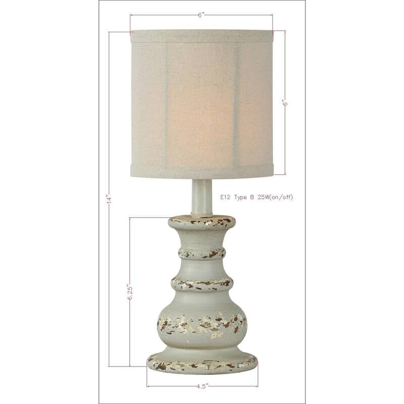Betsy 14" Table Lamp with Linen Shade, Blue-Gray (Set of 2)
