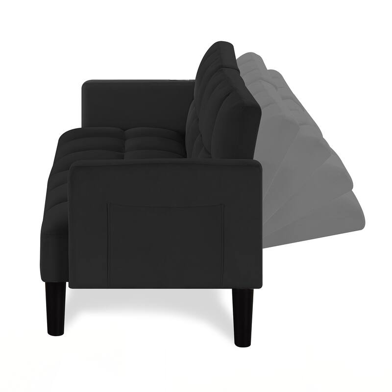 Futon Couch Convertible Folding Sofa Bed Couch for Apartment