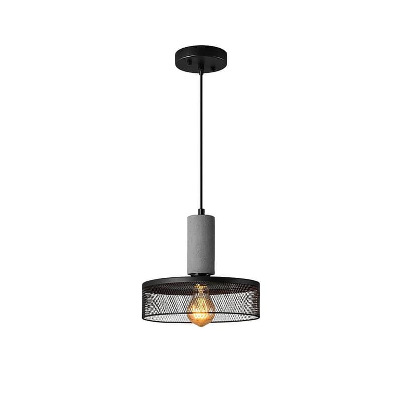 Modern kitchen light fixture black pendant lights concrete, metal island lights