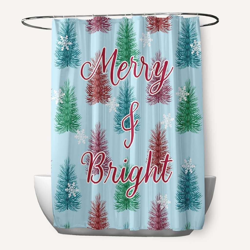 Merry and Bright Shower Curtain